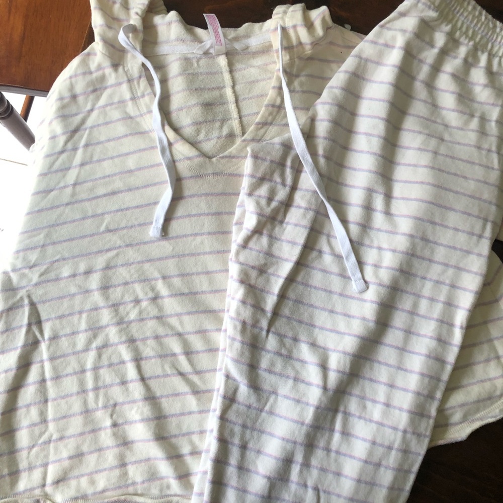 Target Xhiliration striped sleepwear set
